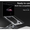 Modern Adjustable Laptop Stand - Color: Grey
