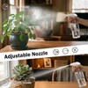 360° Glass Spray Bottles, Adjustable Nozzle, 16.9 oz, Clear