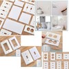 YHXiXi 15PCS Double Piece Wall Plate Insulation Gasket Replacement Outlet