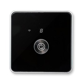 Y0S3QZ1 Smart Rotary Dimmer Switch Wireless for LED Light Bulb Adjustable Brightness EU Voice Control with Home(White)