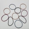 10 PCS Large Elastic Bands, No Damage Ponytail Holders