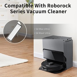 4Pack Roborock S8 MaxV Ultra Filter Replacement Parts - Compatible with S8 Max Ultra, Robot Vacuum Cleaner Filter Accessory Kit