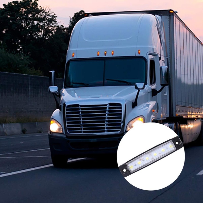 NOLITOY 10Pcs LED Side Light Durable Plastic Turn Signal Light
