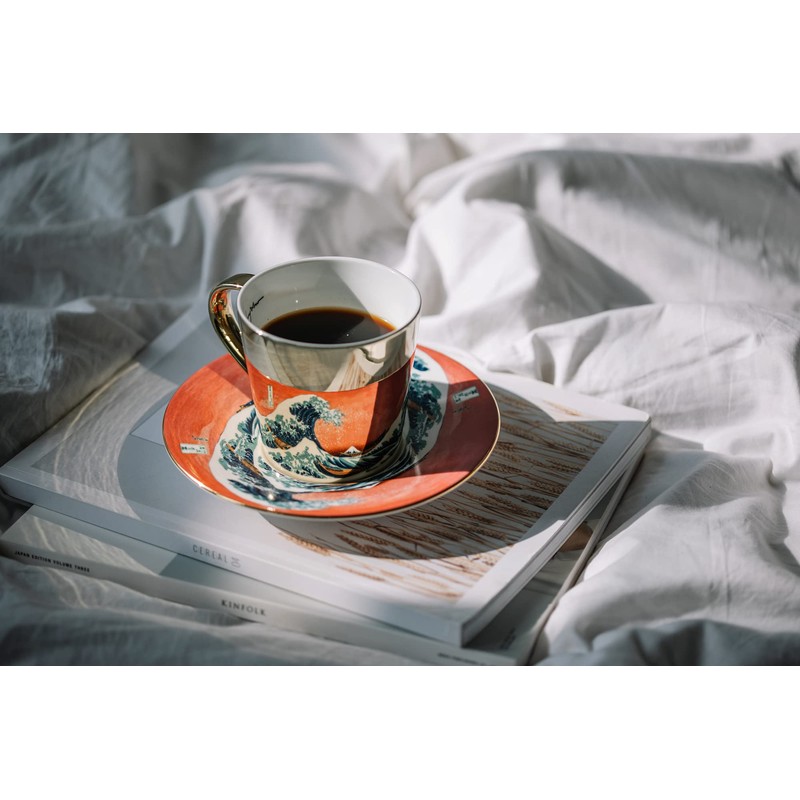 Luycho] Homage Mirror Cup & The Great Wave off Kanagawa_11oz
