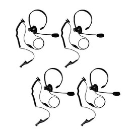 4Pack Maxtop AHDH1000-M9 Two Way Radio Over Head Headset Boom Mic for Motorola APX-6000 MOTOTRBO XPR-7350