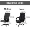 ADPON Velvet Office Chair Cover with Arm Covers Stretch Computer