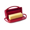 Better Dish Flip-Top Butter Dish without Spreader (Red)