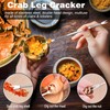 Crab Crackers and Tools, 11Pcs Seafood Tools Set - 2*Crab