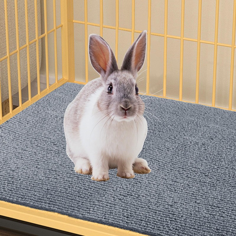 Rabbit Scratching Pad, Non-Woven Blanket with Back Adhesive, Rabbit Toys