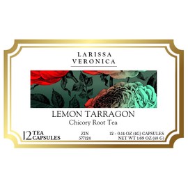 Lemon Tarragon Chicory Root Tea (Single Serve K-Cup Pods) (12 pods, ZIN: 577124) - 3 Pack