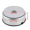 7 LED Light Stand Base, Colorful Light Rotating Crystal Display
