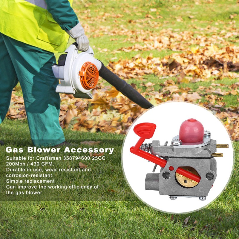 Carburetor Kit Replacement 545081855 for Craftsman 358794600 25CC 200Mph /