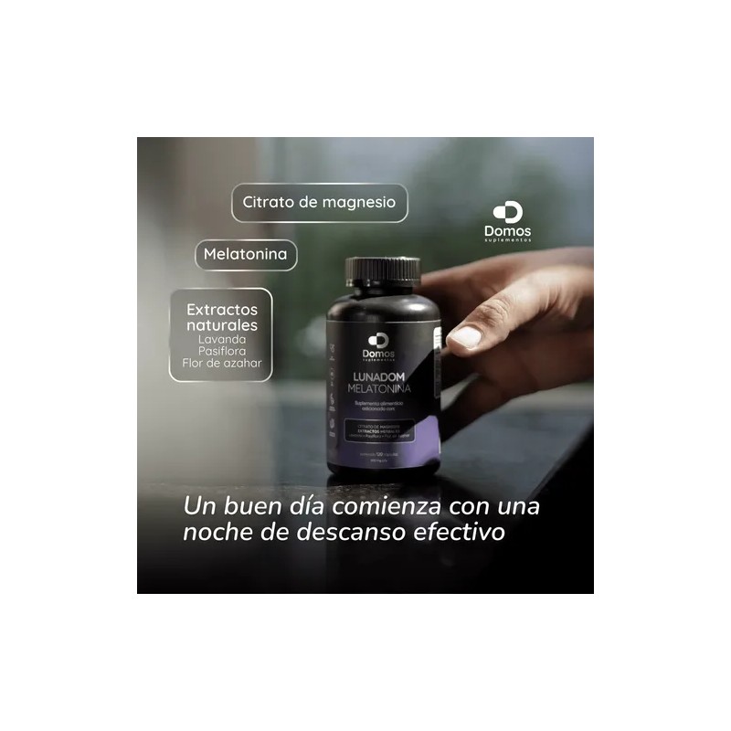 Domos - Melatonina + Citrato De Magnesio + Lavanda -120