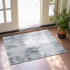 Xfrog Abstract Area Rug Modern Washable Small Rug Entryway Rug