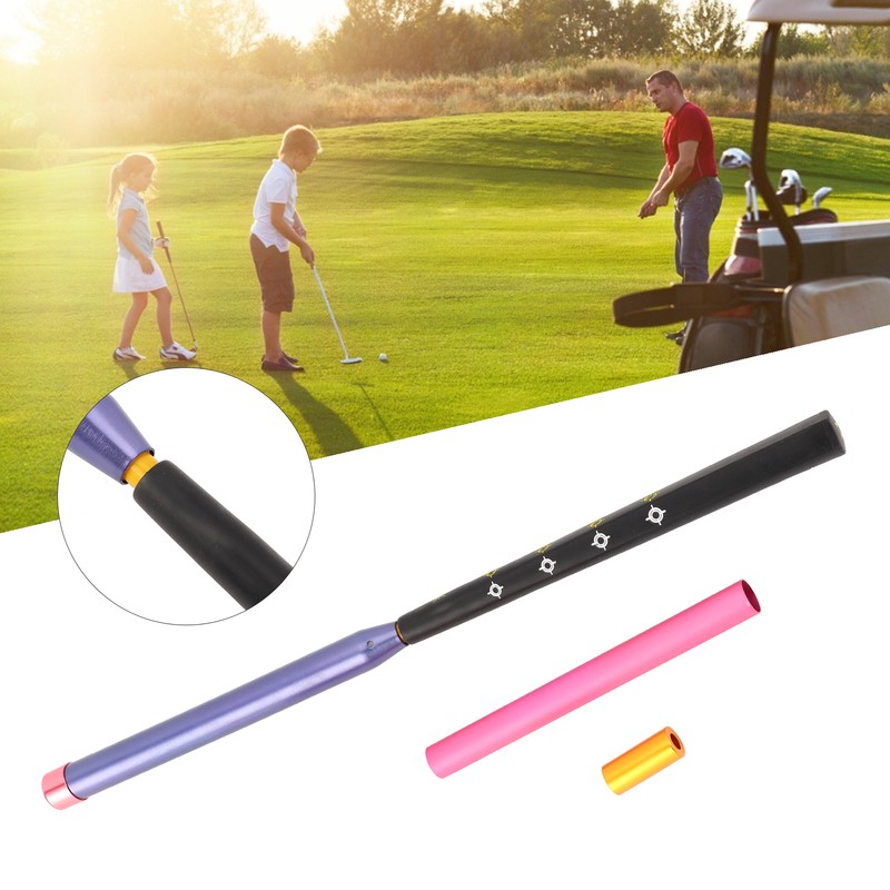 Golf Swing Trainer Practice Stick with Sound Rubber Grasp Handle