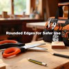REXBETI 10-Piece Kids Tool Set with Real Hand Tools, Orange
