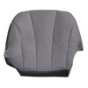 SecosAutoparts Driver Side Bottom Replacement Cloth Seat Cover Dark Gray
