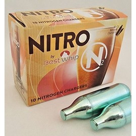 40 N2 cartridge Home Brewing Beer or Nitro Coffee Chargers 4 x 10 Nitrogen (40)