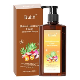 Buiiti Batana Rosemary Onion Three - in - One Shampoo For all hair types, nourishes hair, and promotes hair growth. Natural Shampoo Thick Haircare Comfort