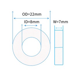 2 PCS Deep Groove Ball Bearing Small Bearing 608ZZ 8x22x7mm Iron Cover Bearing High-Carbon Steel Silver