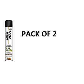 NISHMAN Olive Oil Sheen Nourishing Spray 400 ml - PACK OF 2