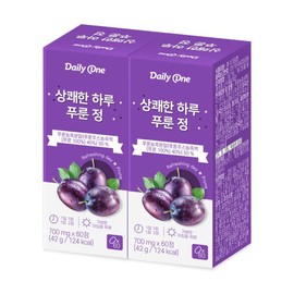 Daily One 상쾌한 하루 푸룬 정 식이섬유 2통 Refreshing Day Prune Dietary Fiber 2 Bottles