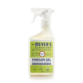 MRS. MEYER'S CLEAN DAY Vinegar Gel Cleaning Spray, Bathroom Use, No-Rinse Formula, Lemon Verbena, 16 Fl Oz, Pack of 1