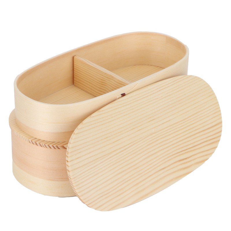 Lunch Box Set Japanese Style Wooden Food Storage Container for