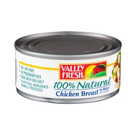 Valley Fresh 100% Natural Chicken Breast In Water 12.5 oz (Pack of 12)