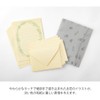 Midori 86930006 Letter Set, Flower Washi, Paper Case, Yellow