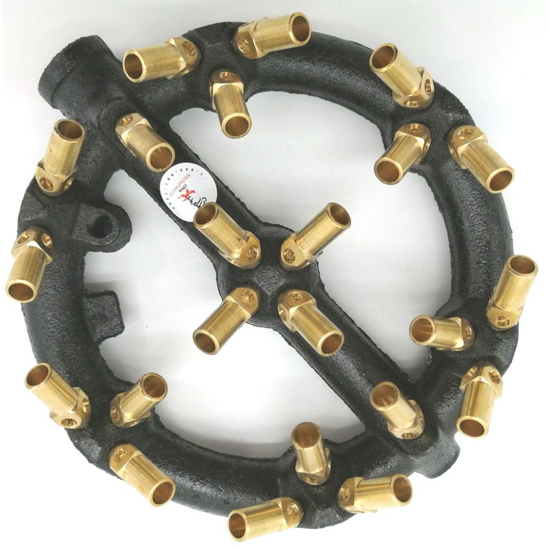 9 Inch High-powere 23 Jets Burners (Propane Gas) (23 Brass