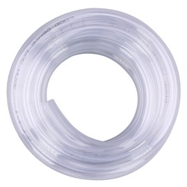 DERPIPE - Tubo de vinilo transparente de PVC de 1/4 pulgadas ID x 3/8 pulgadas OD manguera flexible de grado alimenticio de 10 pies