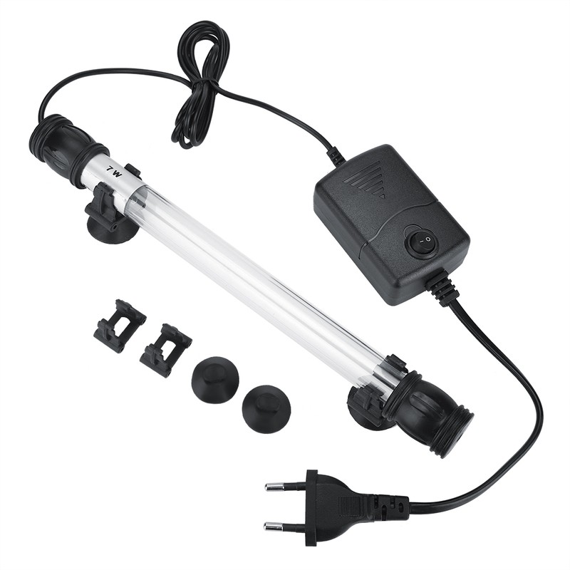 Submersible UV Light Sterilizer Waterproof Clean Green Algae Lamp for
