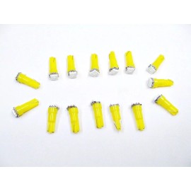 Lumiglow 15 BRIGHT Amber Instrument Panel Cluster Dashboard Lights Bulbs LEDs For Imports