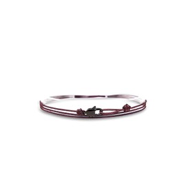 TRIPLE K&S Thin Wrap Bracelet Men & Women with Lobster Clasp Handmade - Maritime Surfer Jewellery - Minimalist Fabric Bracelet, Wax cord, No Gemstone
