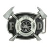Fire Department FD Firefighter w/Axes Enamel Belt Buckle