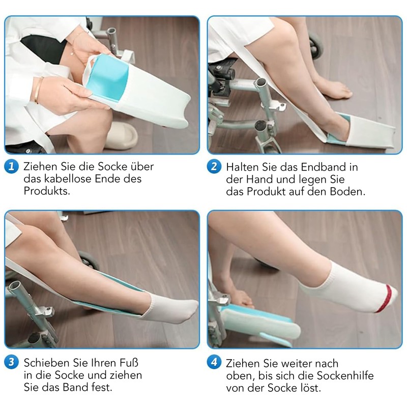 Molkor Sock Dressing Aid for Socks and Stockings, Stocking Aid