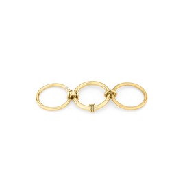 Liebeskind Ring LJ-1427-R-58 Stainless Steel in Gold, Stainless Steel