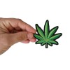 Ivamis Pot Leaf Novelty Iron on Patch - 3x3 inch