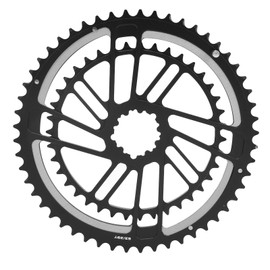 MEIJUN Double Disc Bike Crankset Chainring Road Bicycle Crank Chainring CNC Forged for GXP53/39T