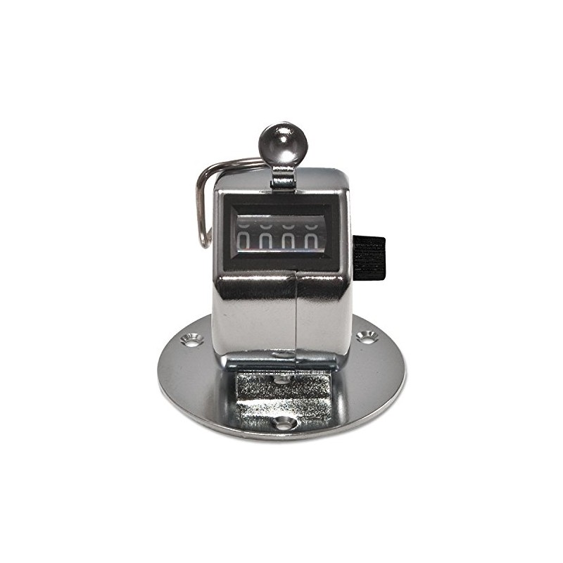Bates Tally Ii Desk Model Tally Counter, Registers 0-9999, Chrome