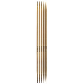 Mdoker Bamboo Double Pointed Knitting Needles Carbonized Bamboo Knitting Needle 7.9 inch(20cm) Length for Handmade Creative DIY Knitting Yarn Projects,Size US 2(2.75mm)