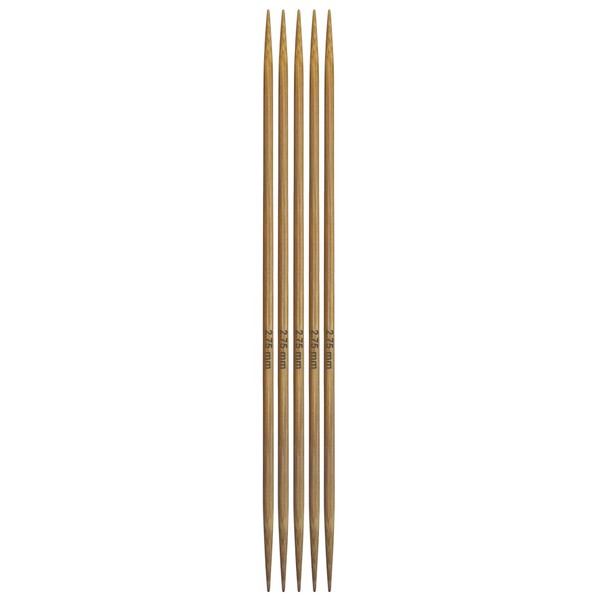 Mdoker Bamboo Double Pointed Knitting Needles Carbonized Bamboo Knitting Needle