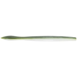 Daiwa Plastic Worms Yamamoto Neko Fatworm 5", Watermelon & White - NF-5-901