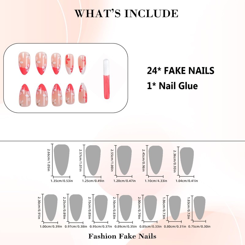 IMRAIN Press on Nails IRCRJ0954