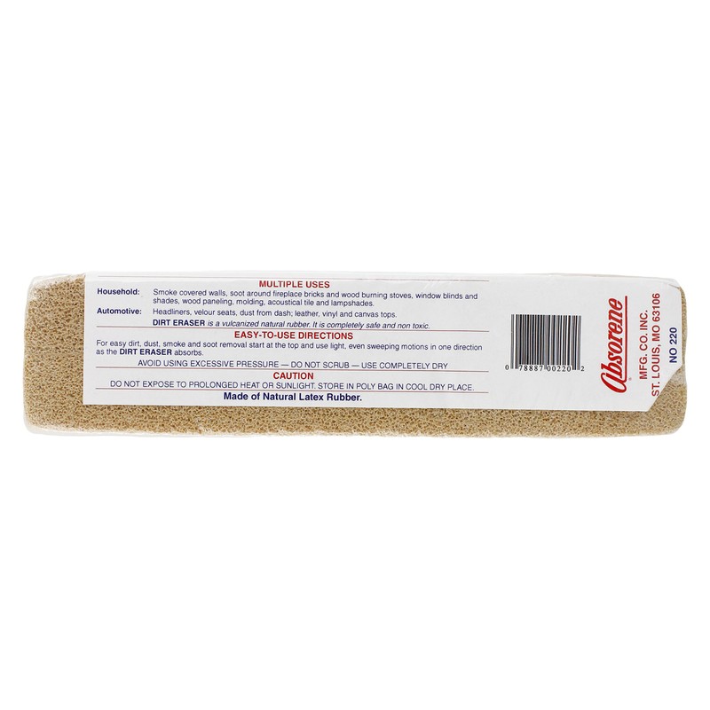 Absorene Dirt Eraser Large Beige 1 3/4"H x 3 3/4"W