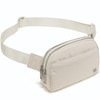 Pander Everywhere Belt Bag for Women, 5 Zipper Pockets RPET