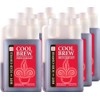 CoolBrew French Roast 6x1 Liter - Fresh Cold Brew Coffee Concentrate - Make Iced Coffee or Hot Coffee - Makes over 200 drinks