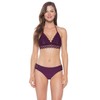 Becca by Rebecca Virtue Siren Shimmer Halter Merlot SM
