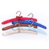 5 Pack Solid Sponge Hanger Non-Slip Wrapping Padded Hangers Clothes